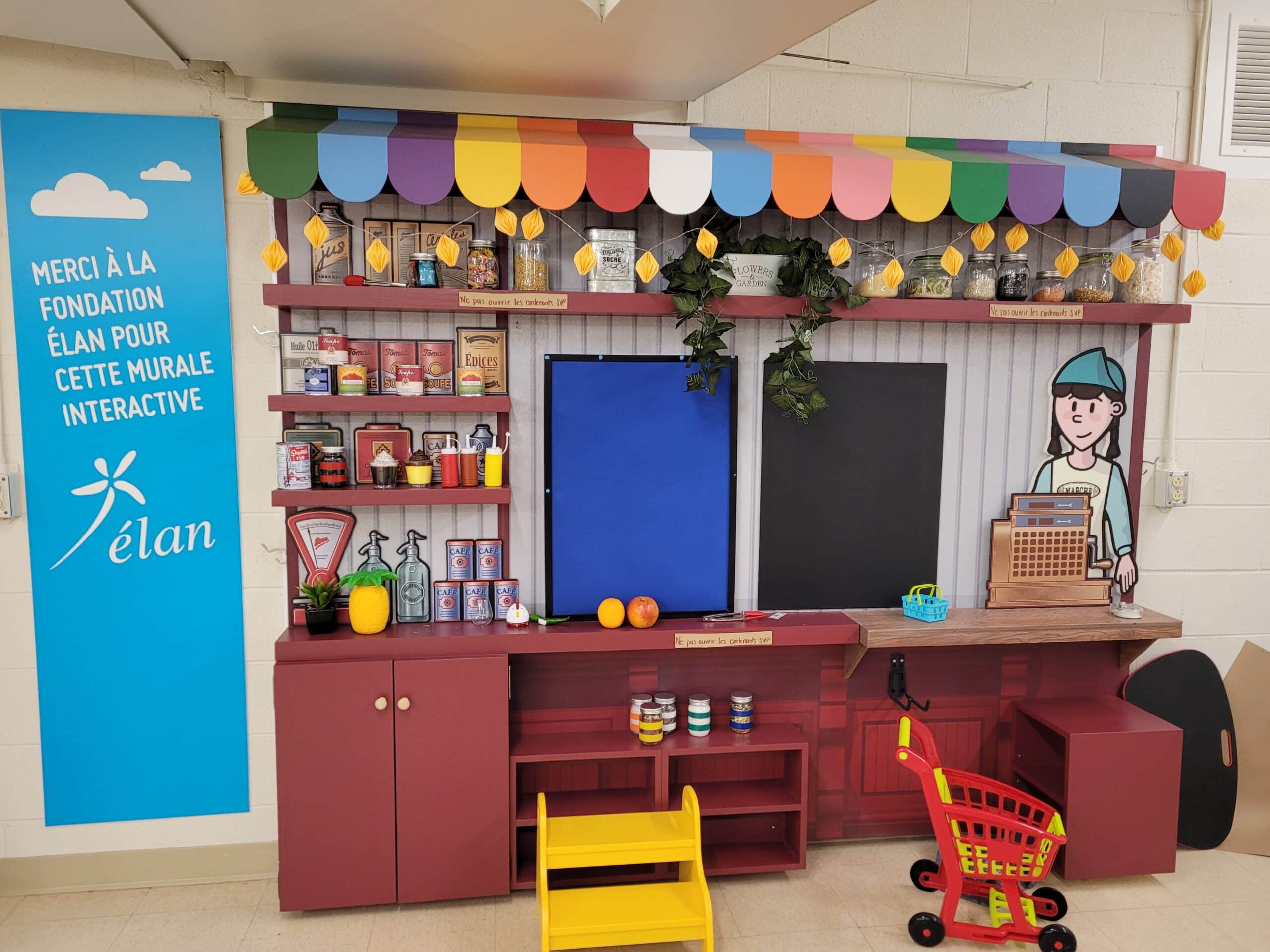 Murale interactive • Installation Portneuf